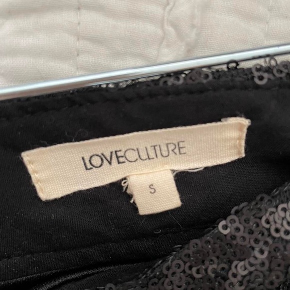 Black sequin mini skirt - Picture 4 of 4